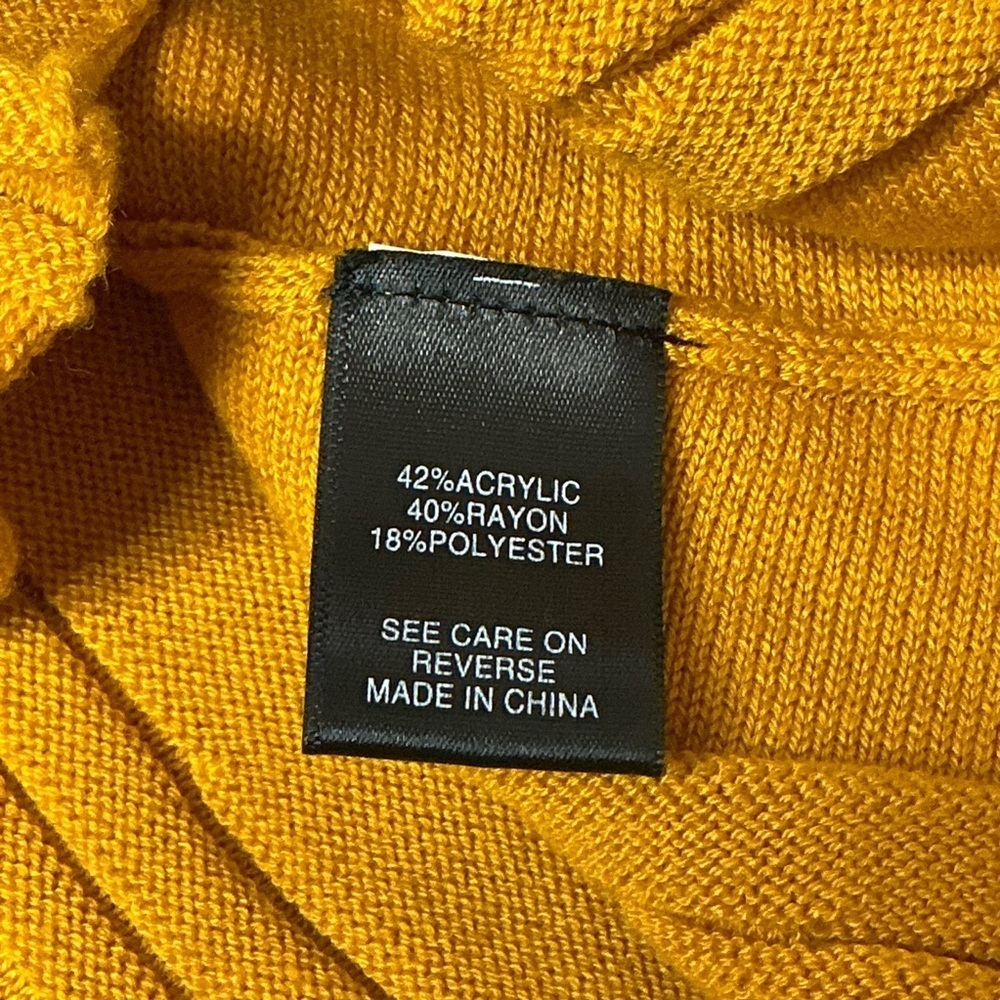 Torrid Ribbed Knit Dress Mustard Gold Mini Sweater Skater Scoop Neck Dress 3X - Picture 15 of 16